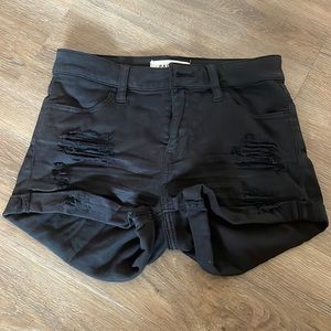 Black Pacsun Super Stretch Shortie Shorts Size 24